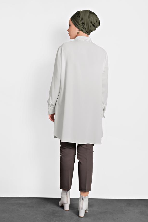 Vêtements hijab BRUN ALVİNA COUPE CLASSIQUE PANTALON 70037 - TRENDTESETTÜR