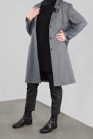 Hijab clothing BLACK ALVİNA PLAID PATTERN MID-WAIST TROUSERS 70147 