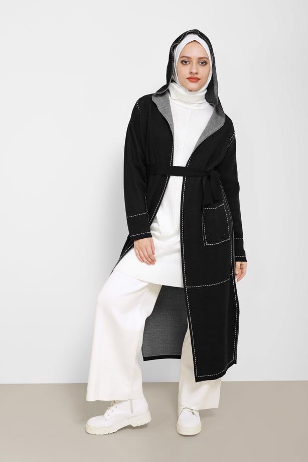 Tesettür giyim KREM  ALVİNA BASIC TRİKO PANTOLON 70260 - TRENDTESETTÜR