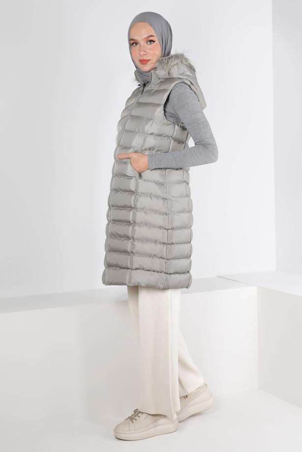 Vêtements hijab BEIGE ALVİNA BASIC PANTALON EN MAILLE 70260 - TRENDTESETTÜR