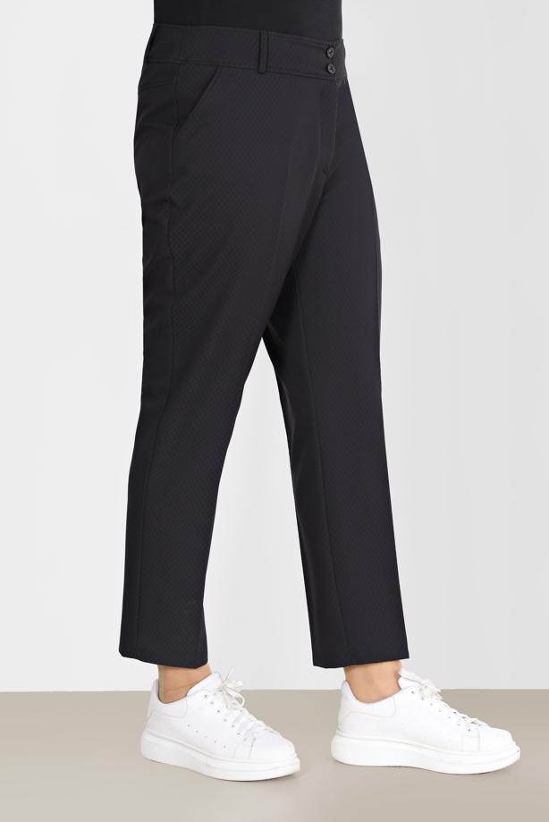 Vêtements hijab NOIR ALVİNA COUPE CLASSIQUE PANTALON 70278 - TRENDTESETTÜR