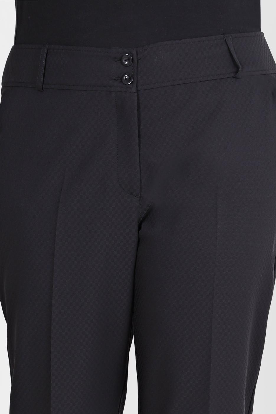 Hijab clothing BLACK ALVİNA CLASSIC CUT TROUSERS 70278 