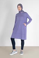 Tesettür giyim LACİVERT ALVİNA DAR PAÇA PANTOLON 70280 