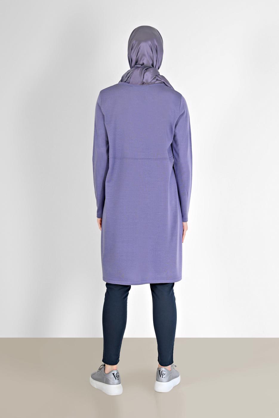 Tesettür giyim LACİVERT ALVİNA DAR PAÇA PANTOLON 70280 