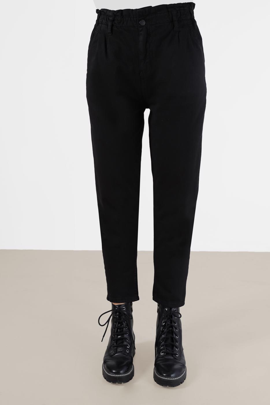 Tesettür giyim SİYAH ALVİNA DAR PAÇA PANTOLON 70281 