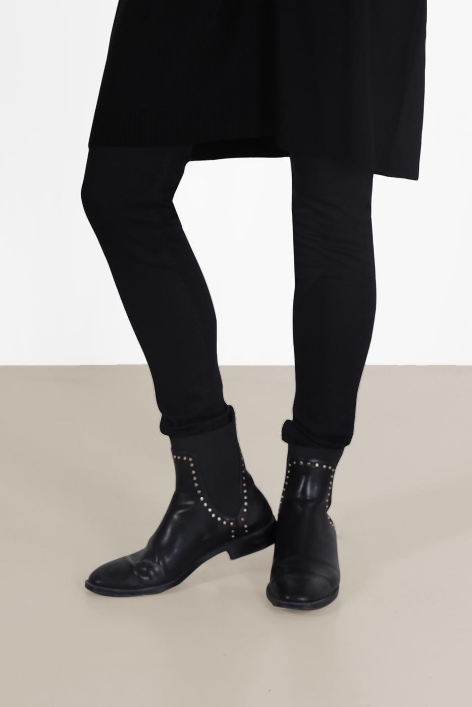 Hijab clothing BLACK ALVİNA SKINNY FIT TROUSERS 70284 