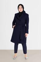 Tesettür giyim LACİVERT ALVİNA KLASİK KESİM PANTOLON 70290 