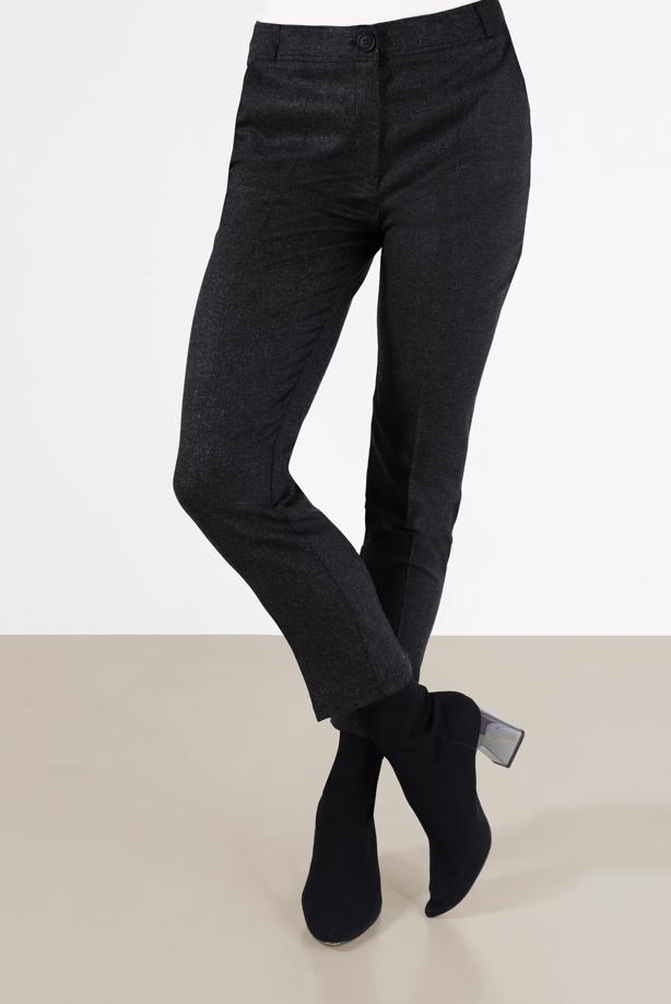 Vêtements hijab NOIR PANTALON SKINNY ALVİNA 70302 - TRENDTESETTÜR