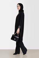 Hijab clothing BLACK ALVİNA CLASSIC CREPE TROUSERS 70306 