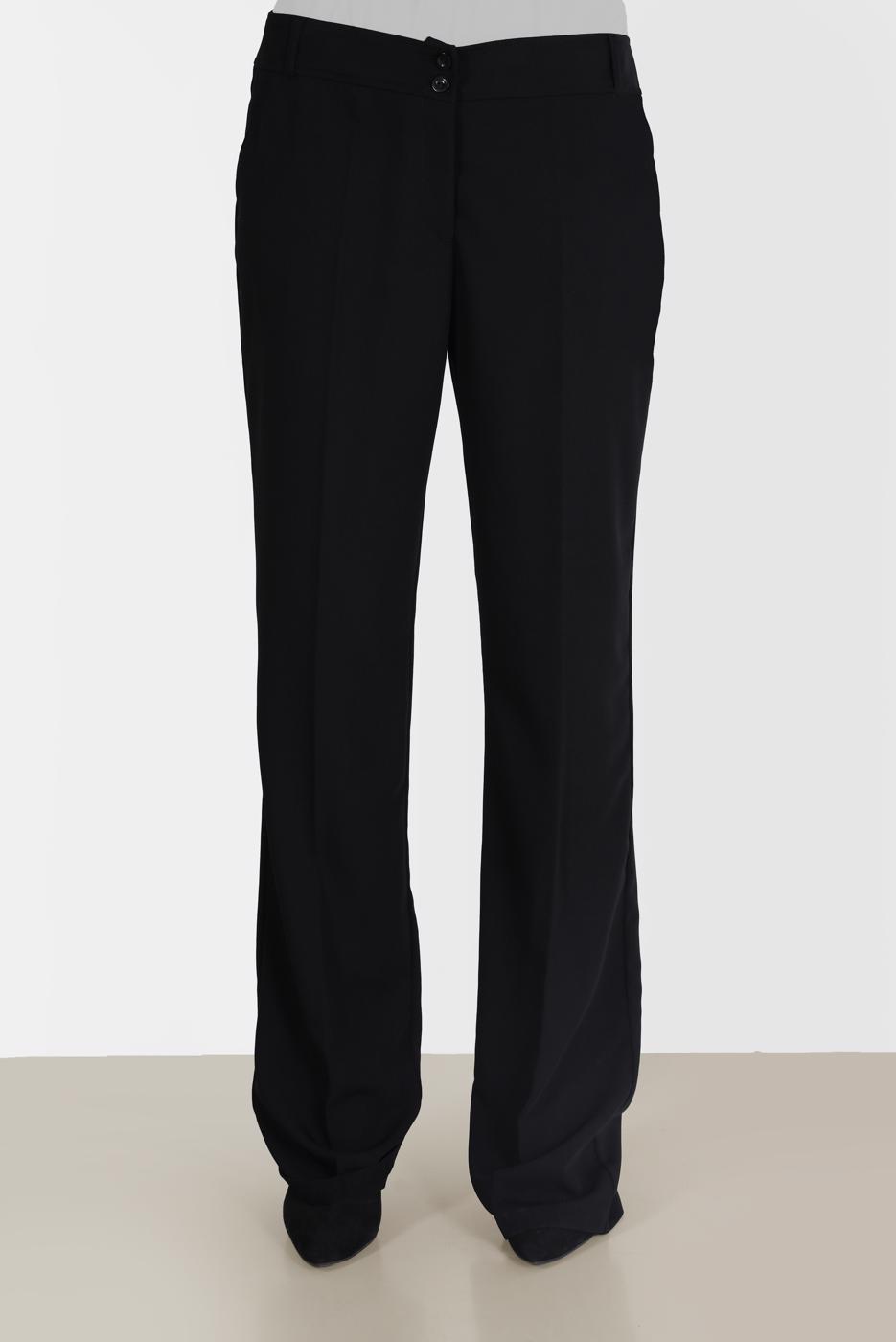 Hijab clothing BLACK ALVİNA CLASSIC CREPE TROUSERS 70306 