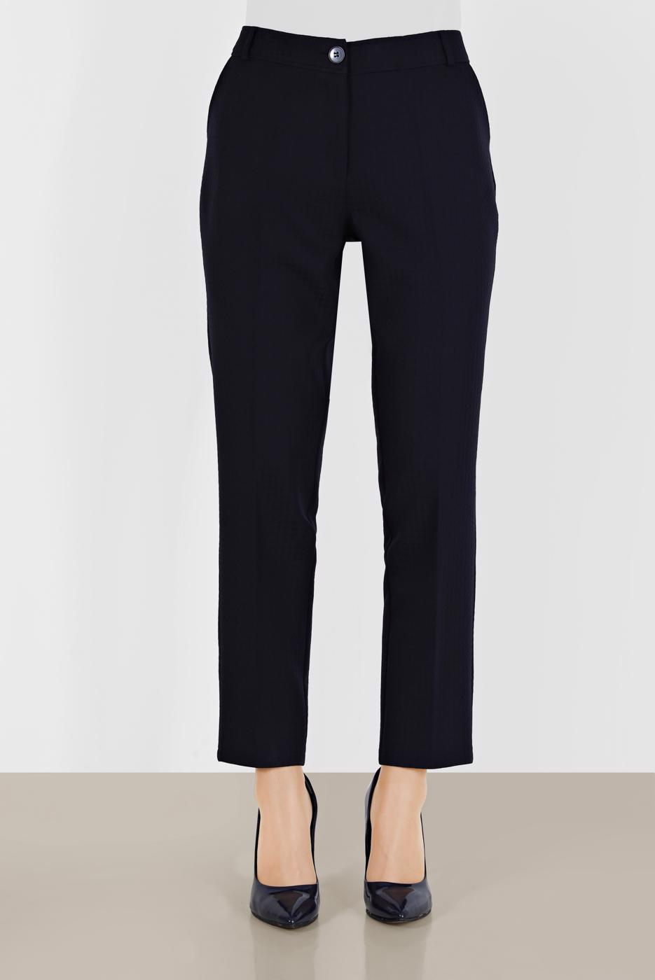 Vêtements hijab BLEU MARINE PANTALON COUPE DROITE ALVİNA 70313