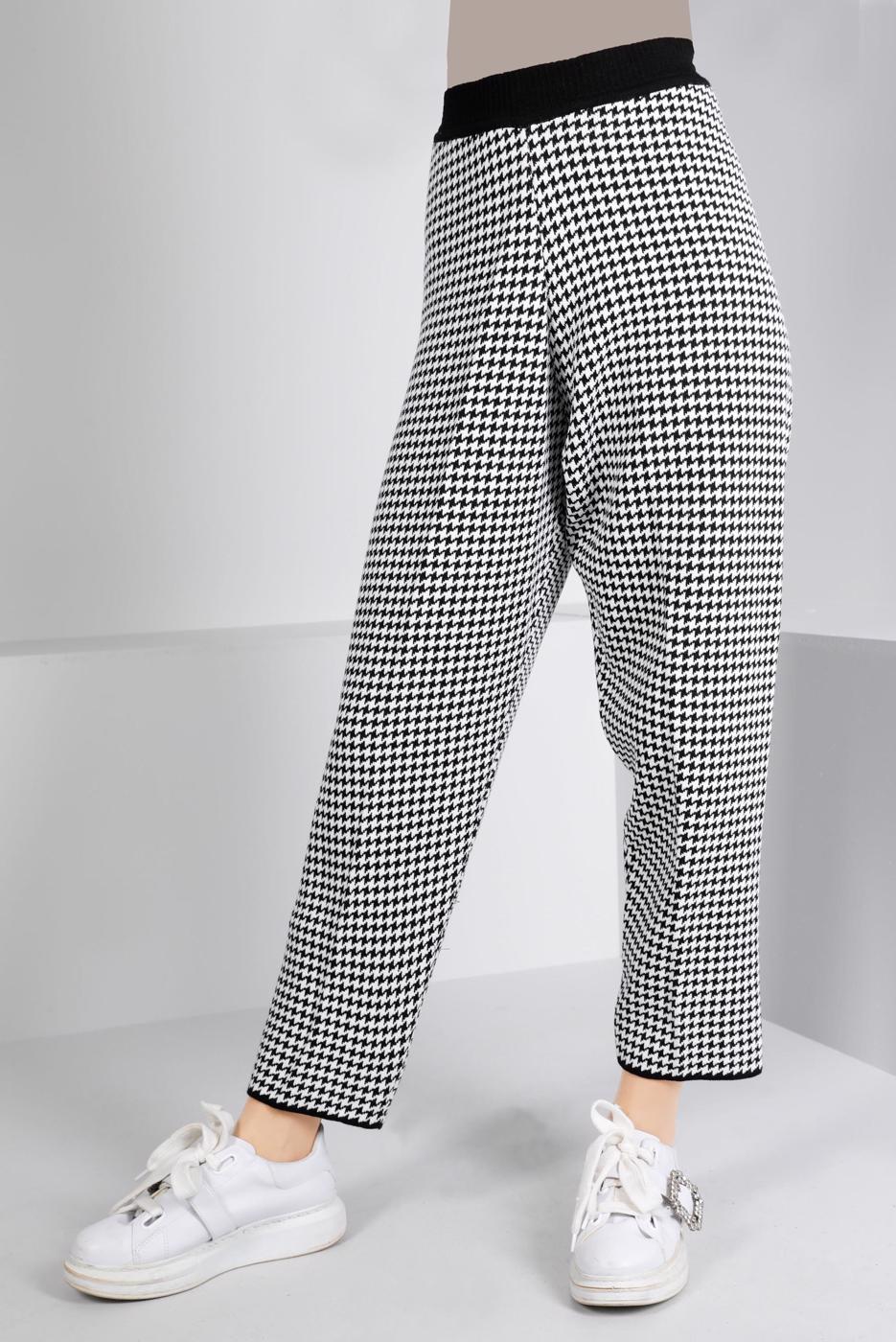 Hijab clothing BLACK ALVINA KNITWEAR PANTS T 70433