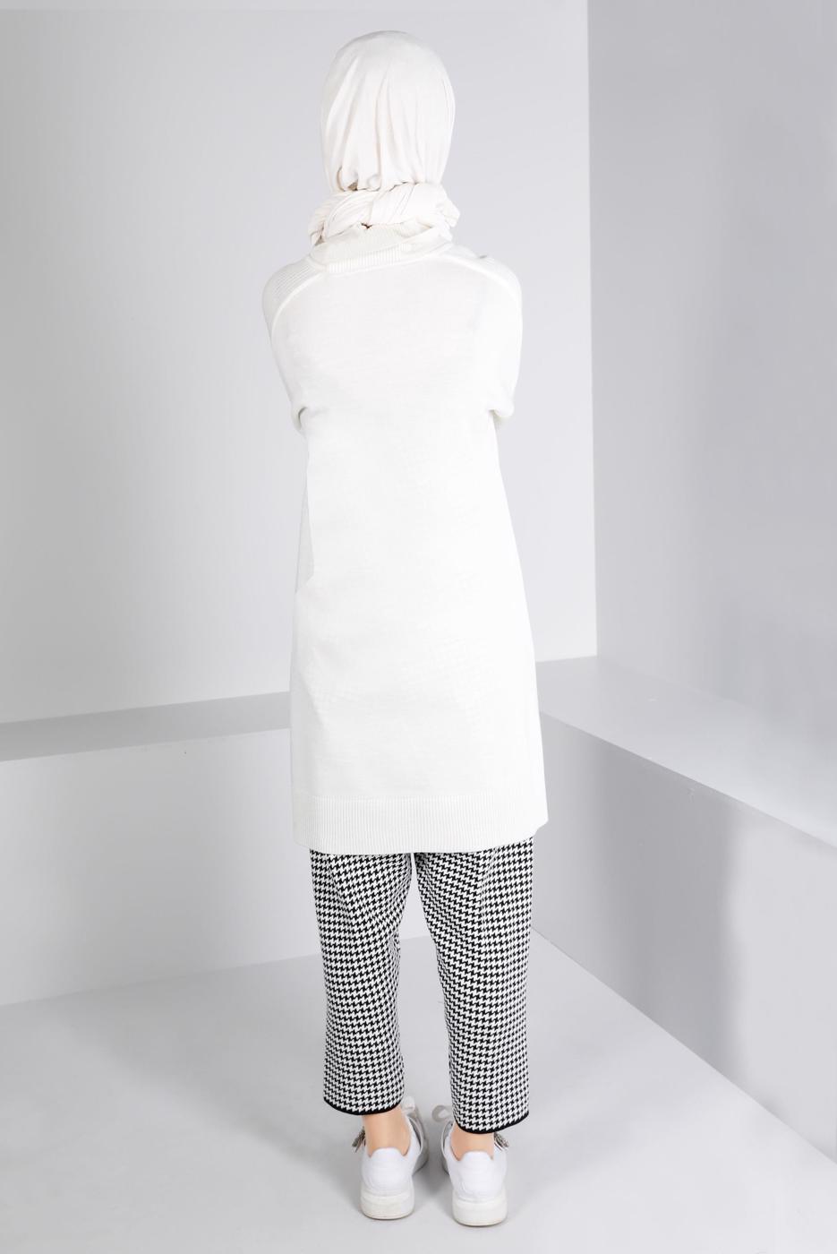 Hijab clothing BLACK ALVINA KNITWEAR PANTS T 70433