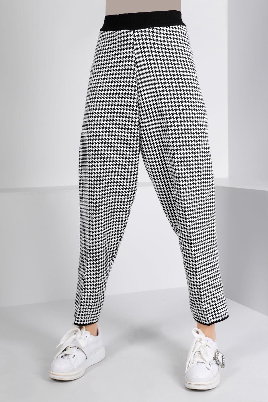 Hijab clothing BLACK ALVINA KNITWEAR PANTS T 70433