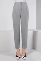 Tesettür giyim SİYAH ALVİNA KAZAYAĞI DESENLİ PANTOLON T 70437