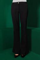 Tesettür giyim SİYAH ALVİNA YIRTMAÇ DETAYLI PANTOLON 70439	