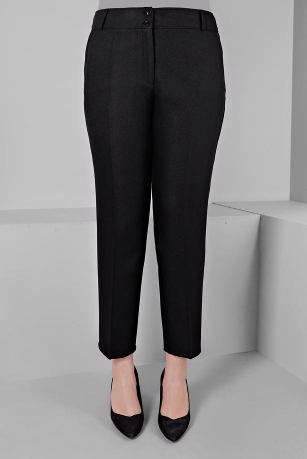 Vêtements hijab NOIR PANTALON CLASSIQUE ALVINA T 70463 - TRENDTESETTÜR