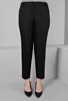 Tesettür giyim SİYAH ALVİNA KLASİK KESİM PANTOLON T 70463