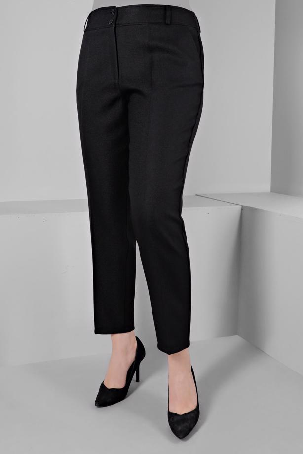 Vêtements hijab NOIR PANTALON CLASSIQUE ALVINA T 70463 - TRENDTESETTÜR