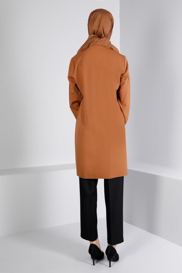 Tesettür giyim SİYAH ALVİNA KLASİK KESİM PANTOLON T 70466 - TRENDTESETTÜR