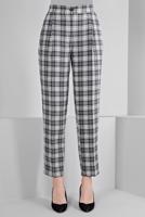 Hijab clothing BLACK ALVINA PLAID PATTERNED TROUSERS T 70476
