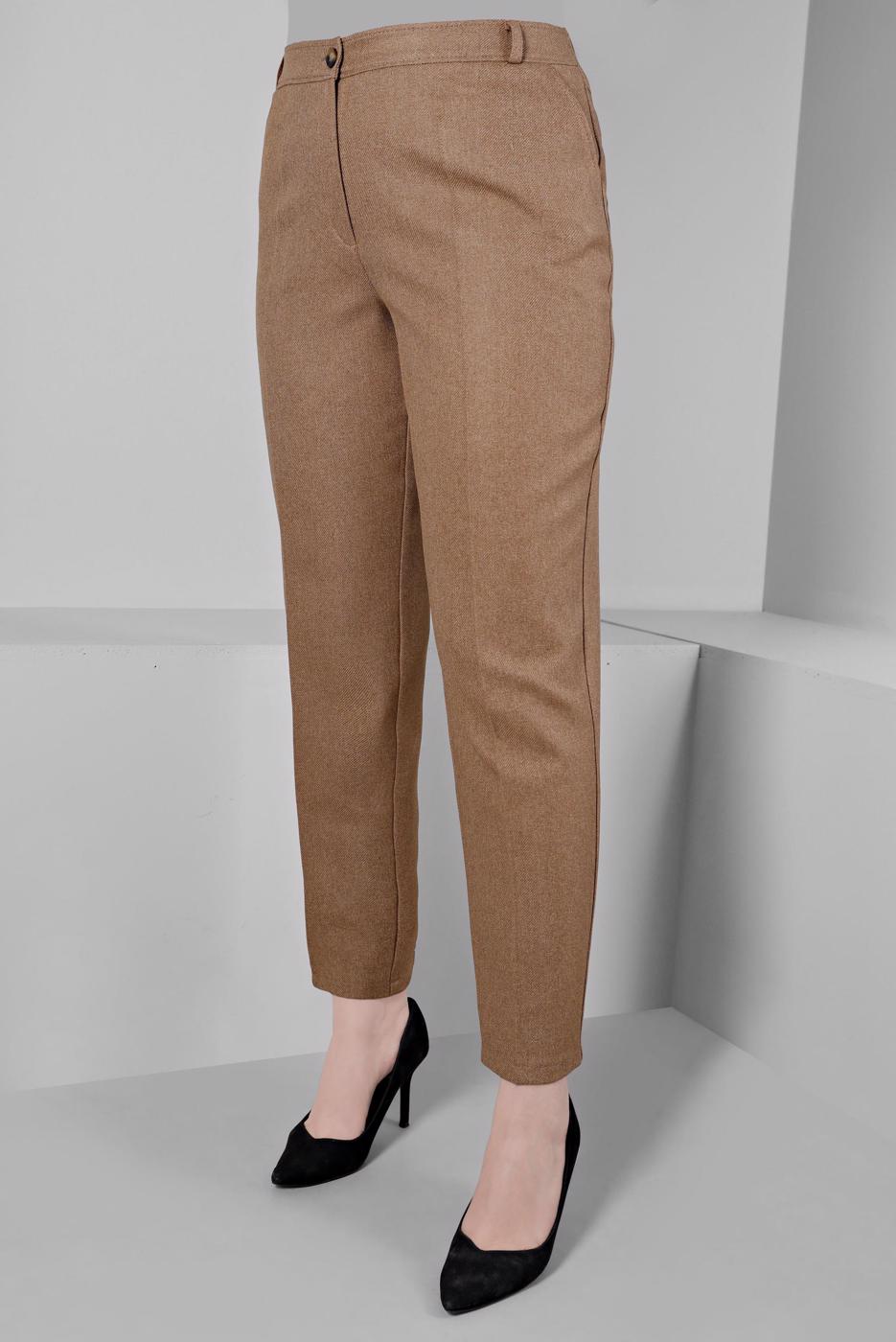 Hijab clothing BROWN ALVINA STRAIGHT CUT TROUSERS T 70478