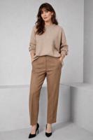 Tesettür giyim KAHVE DÜZ KESİM KLASİK PANTOLON 70478