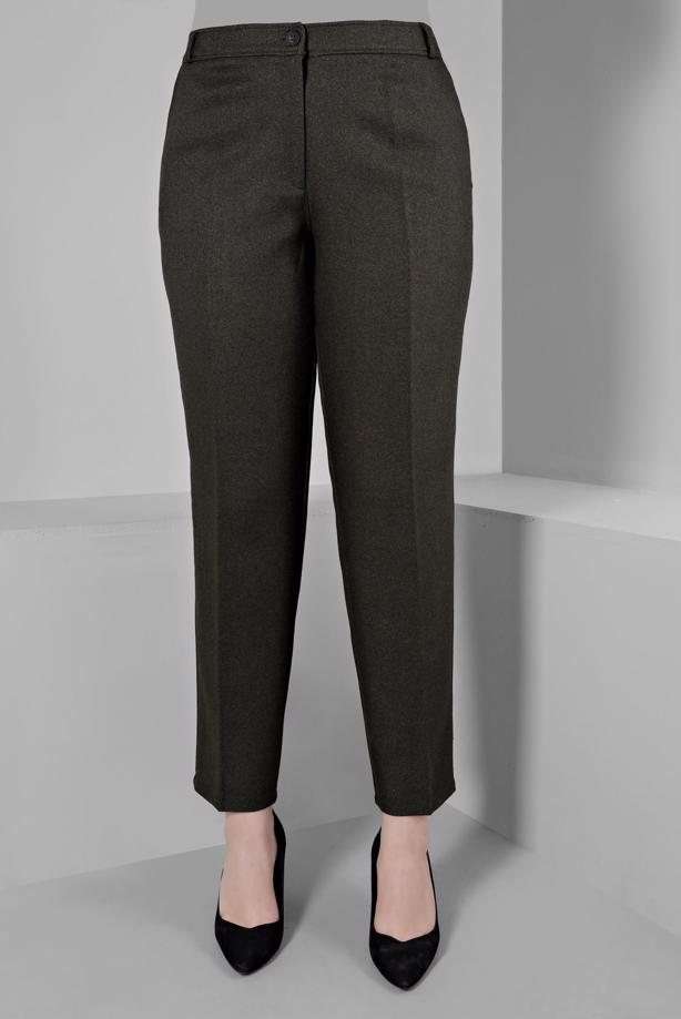 Vêtements hijab KAKI ALVINA PANTALON COUPE DROITE T 70478 - TRENDTESETTÜR