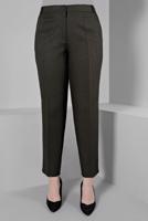 Hijab clothing KHAKI ALVINA STRAIGHT CUT TROUSERS T 70478