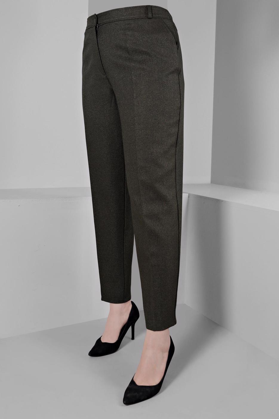 Hijab clothing KHAKI ALVINA STRAIGHT CUT TROUSERS T 70478
