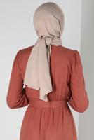 Hijab clothing BEIGE ALVINA CREPE SHAWL T 8221