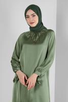 Hijab clothing KHAKI ALVINA CREPE SHAWL T 8221