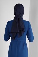 Vêtements hijab BLEU MARINE CHÂLE CRÊPE ALVINA T 8221