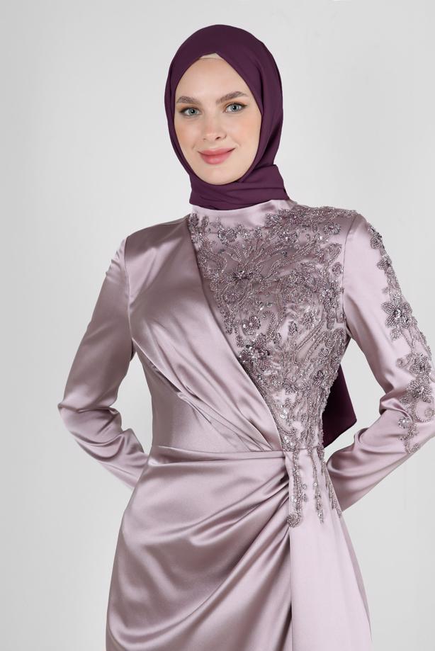 Vêtements hijab  ALVINA CREPE SHAWL T 8221 - TRENDTESETTÜR
