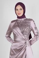 Vêtements hijab POURPRE CHÂLE CRÊPE ALVINA T 8221