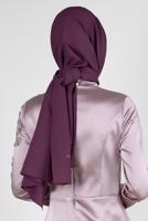 Vêtements hijab POURPRE CHÂLE CRÊPE ALVINA T 8221