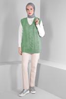 Hijab clothing GREEN ALVINA KNITWEAR SWEATER T 43122