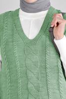 Hijab clothing GREEN ALVINA KNITWEAR SWEATER T 43122