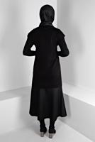 Tesettür giyim SİYAH ALVİNA TRİKO SÜVETER T 43124