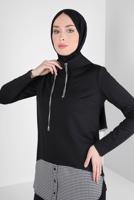 Hijab clothing BLACK SKIRTED SUIT T 43413