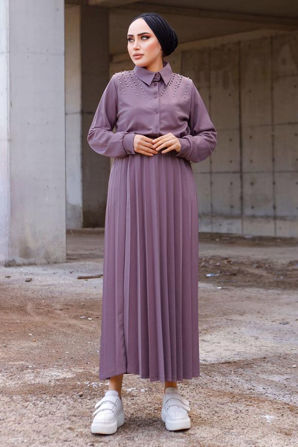 Vêtements hijab ROSE COSTUME JUPE DÉTAILS PERLES 4772 - TRENDTESETTÜR