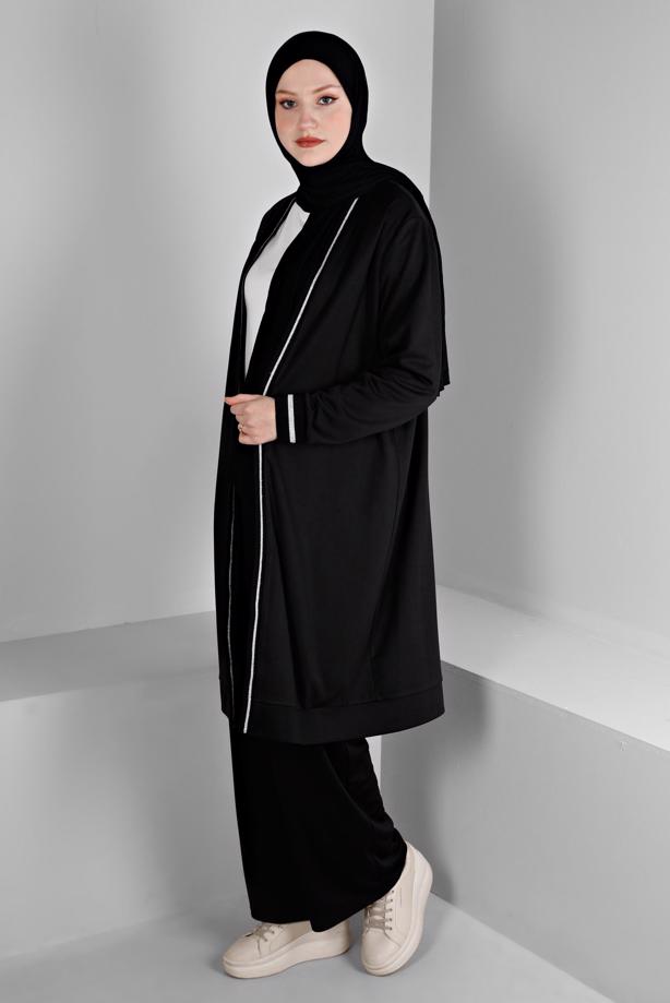 Vêtements hijab NOIR ALVINA COSTUME PANTALON T 20319 - TRENDTESETTÜR