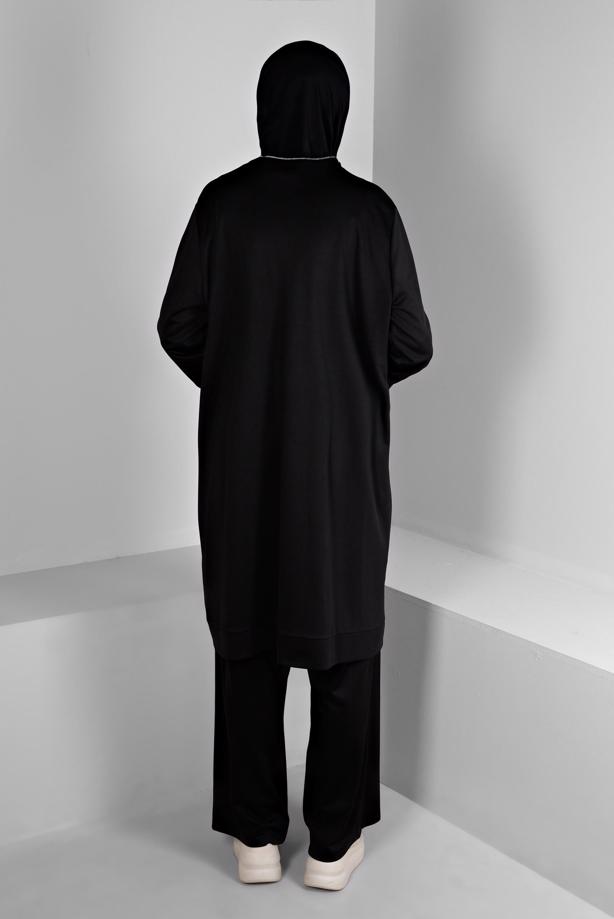 Vêtements hijab NOIR ALVINA COSTUME PANTALON T 20319 - TRENDTESETTÜR