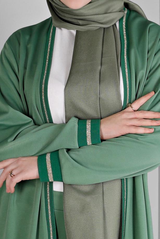 Vêtements hijab VERT ALVINA COSTUME PANTALON T 20319 - TRENDTESETTÜR