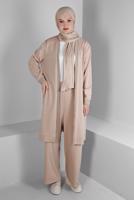 Vêtements hijab BRUN ALVINA COSTUME PANTALON T 20319