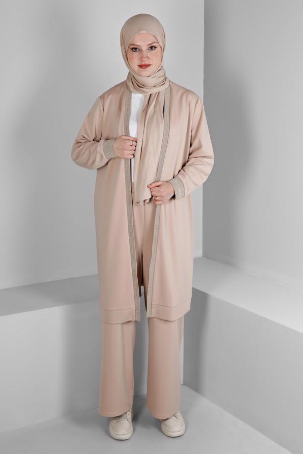 Vêtements hijab BRUN ALVINA COSTUME PANTALON T 20319 - TRENDTESETTÜR