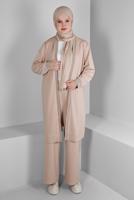 Vêtements hijab BRUN ALVINA COSTUME PANTALON T 20319