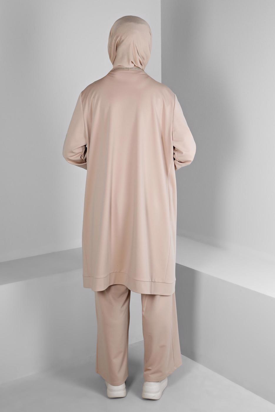 Vêtements hijab BRUN ALVINA COSTUME PANTALON T 20319