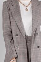 Tesettür giyim PEMBE ALVİNA KEMERLİ PANTOLONLU TAKIM T 30306