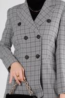 Tesettür giyim SİYAH ALVİNA PANTOLONLU TAKIM T 30307